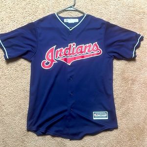 MLB Cleveland Indians Fransisco Lindor Jersey Size Medium